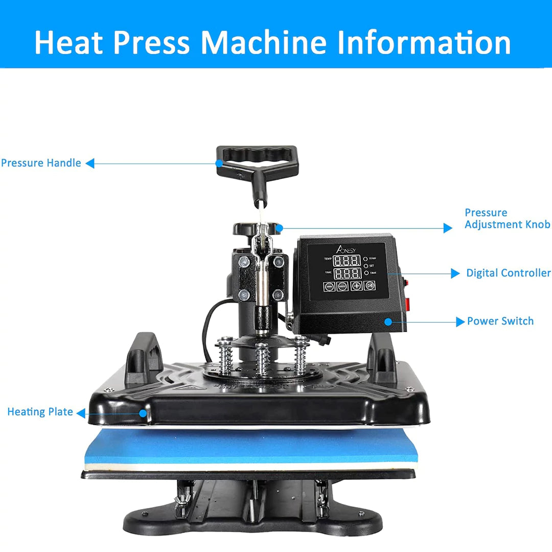 Multifunction Heat Presses 12 x 15 5 in 1 – HANDINI – HANDINI_DIY